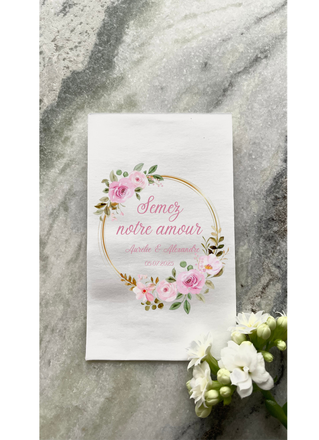 Sachet de graines &quot;Emma&quot; - Personnalisable