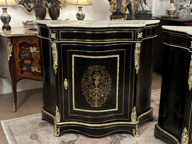 Par de armários Boulle Napoleão III