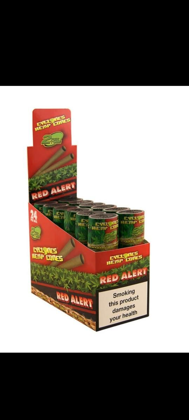 Cyclones Hemp Cones Red Alert

