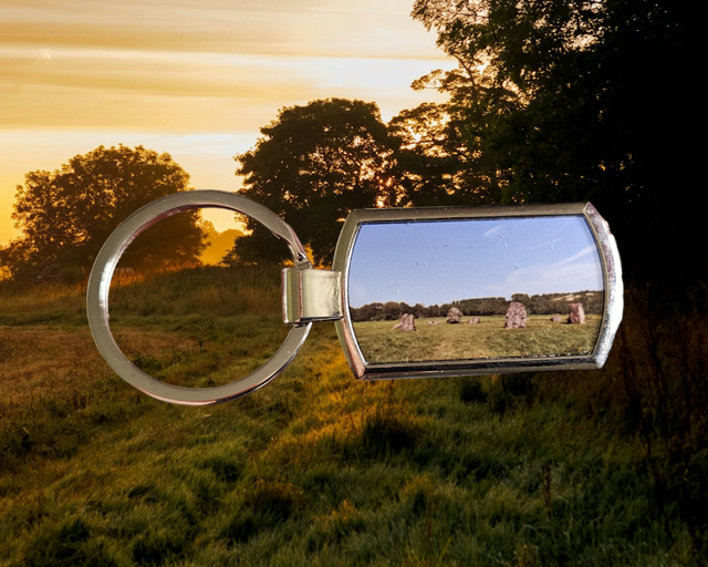 Key Ring - Stanton Drew Stones  (Metal)