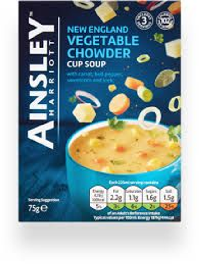Ainsley Harriott New England Vegetable Chowder Cup Soup