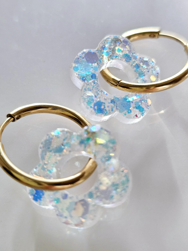 CREOLES EDEN PAILLETTES REINE DES NEIGES