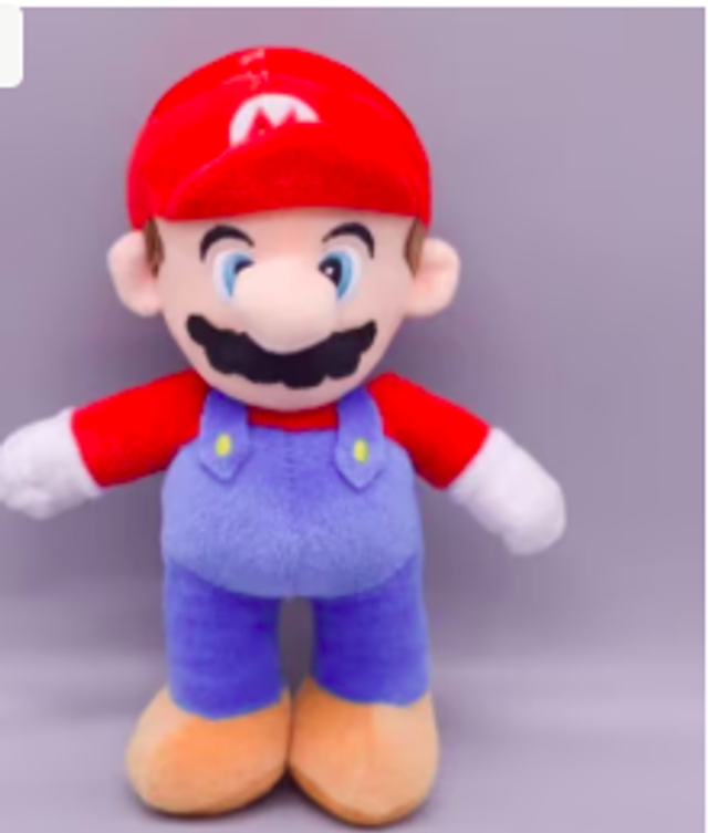Super Mario grote pluche knuffel Mario (25cm)
