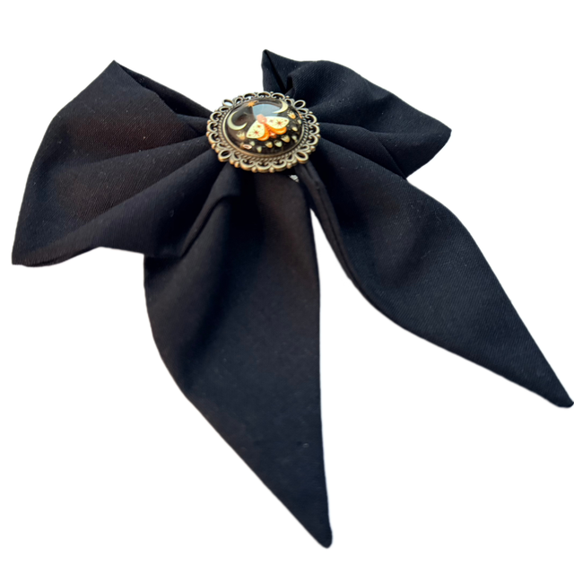 Barrette à cheveux - Papillon nocturne