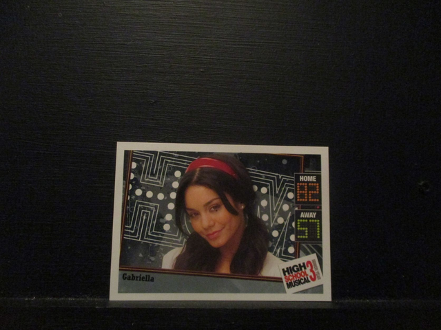 Gabriella (Red Headband) - Character Card High School Musical 3 Senior Year Original Trading Card