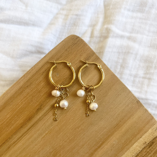 Boucles d’oreilles - Perlines