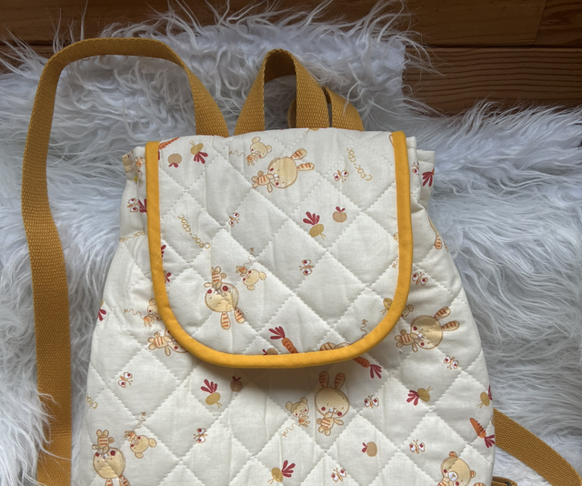 Sac à dos lapin matelassé