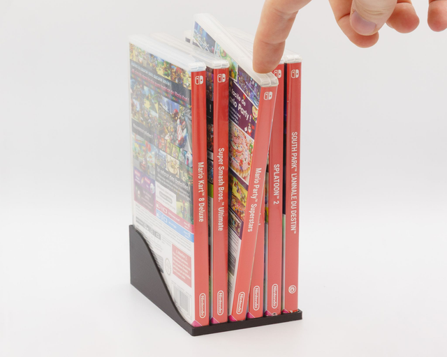 Support pour boîtiers de jeux Nintendo Switch 1 et 2