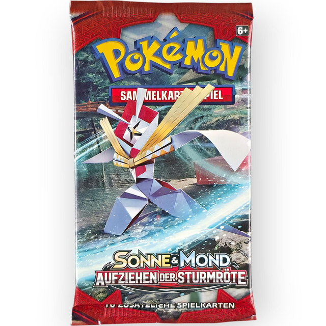 Pokémon Aufziehen der Sturmröte Booster – Katagami Artwork – Deutsch