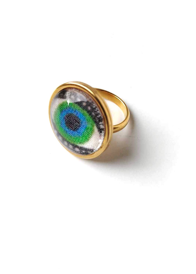 Bague Upcyclée Chute de Tissu Recyclée - Nazar Boncuk