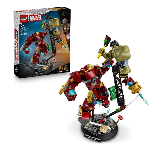 LEGO 76343 Marvel Super Heroes Duell der Giganten Hulkbuster vs. Hulk