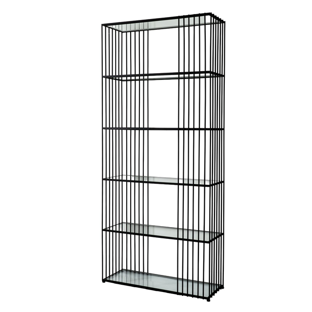 Alto Shelf Unit With Glass Shelves