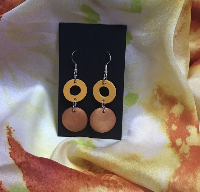 Yellow Dangling Earrings- YDE44