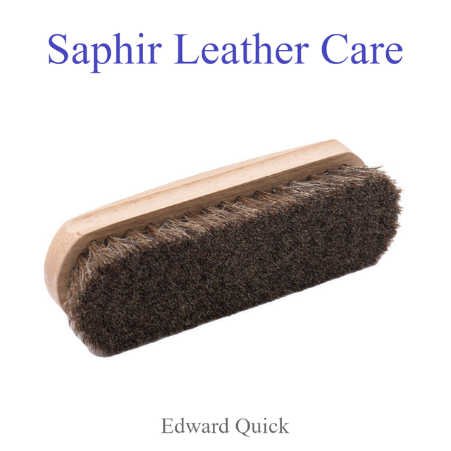 SAPHIR BEAUTE DU CUIR - NATURAL HORSEHAIR BRUSH - 18cm & 20cm