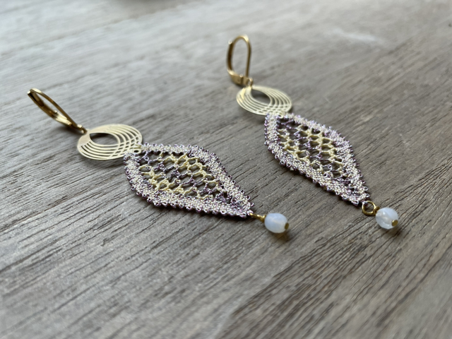 Boucles d’oreilles Résille 