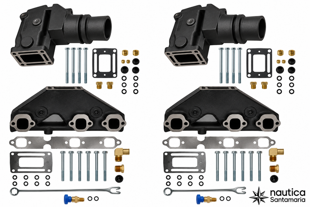 Collettore e Riser (19,7 cm) Volvo Penta V6 dal 1993