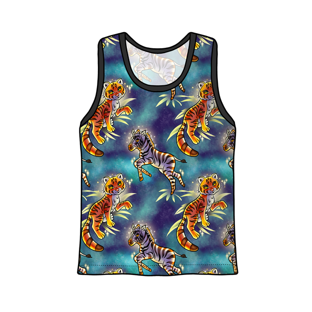 Dreamweaver 'Magical Tigers &amp; Zebras' Vest Top