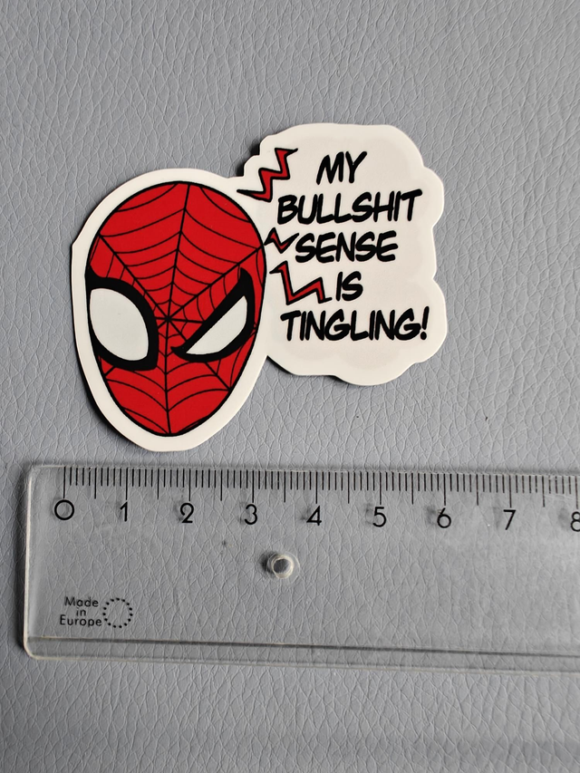 B*llsh*t sense sticker