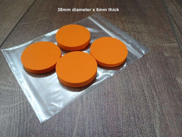 Polyurethane Audio Isolation pads Turntables, CD players, DAC's, Speakers 8 pack