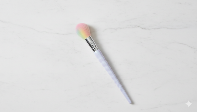 Pinceau blush coloré