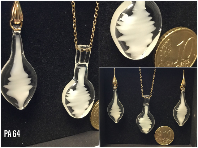 Parure pendentif et boucles d’oreilles réf PA 064