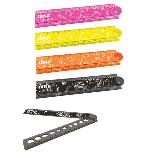 Righello doppio con stencil 