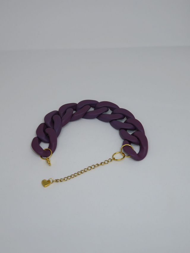 Bracelet maillon avec fermoir