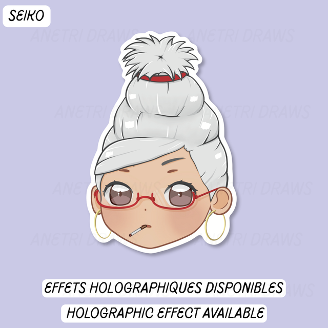 Sticker visage mignon Dandadan | Seiko Ayase