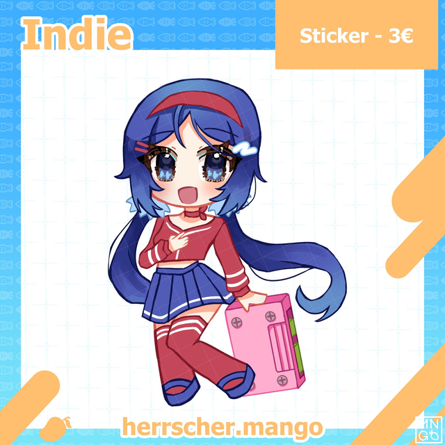 Miside: Crazy Mita - Matte Vinyl Sticker - 63.5mm