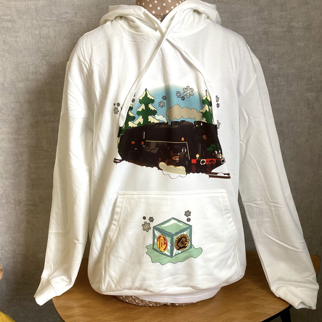 Sweat à capuche 141R Neige