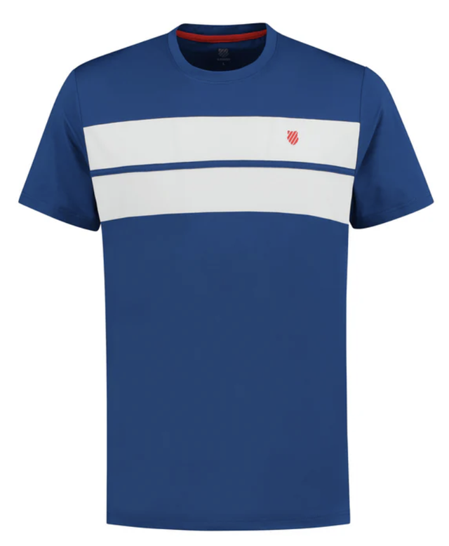 K-Swiss Hypercourt Crew T-Shirt Men  - Blue  RRP £40