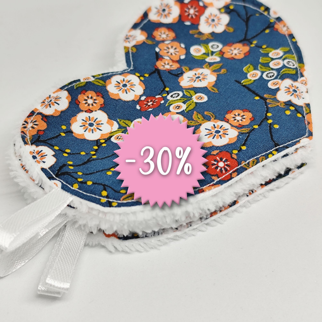 MAKA « P'tit Cœur » – Lot de 5 lingettes lavables pour une routine beauté responsable