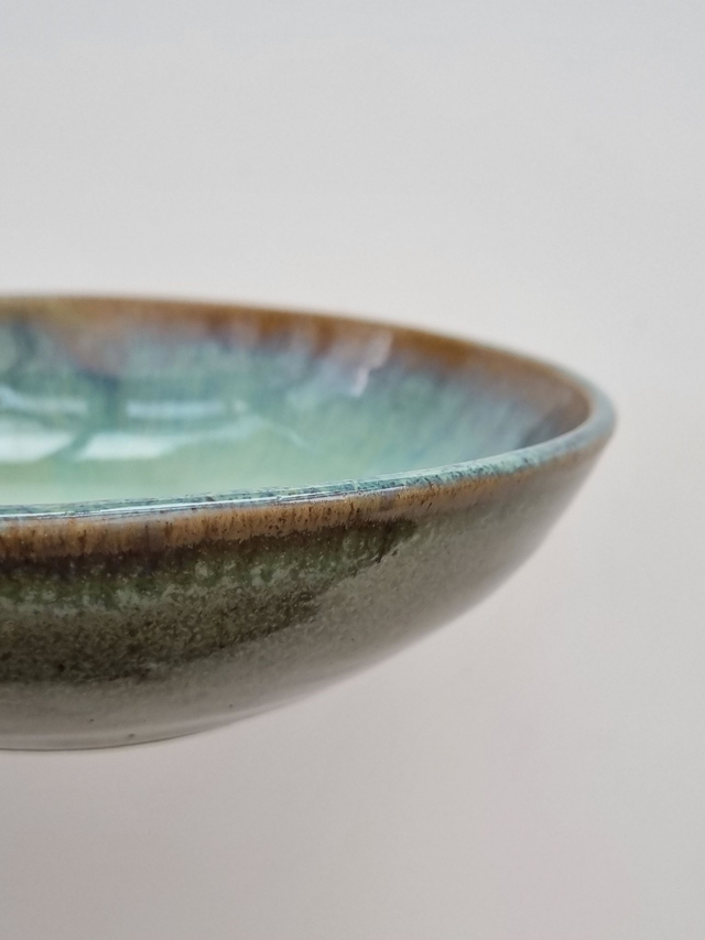Breakfast Bowl in Green Ocean