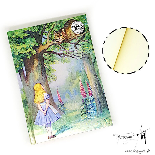 FLAMETREE - CARNET RIGIDE ALICE AU PAYS DES MERVEILLES - TB013