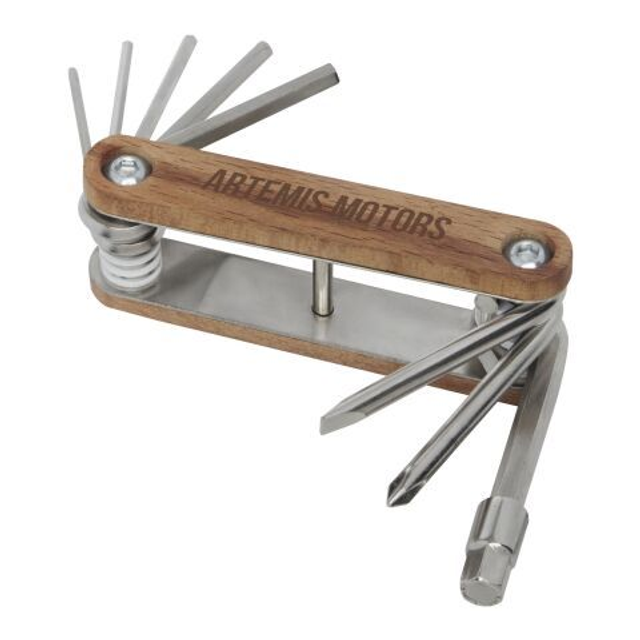 Fixie 8-function wooden bicycle multi-tool