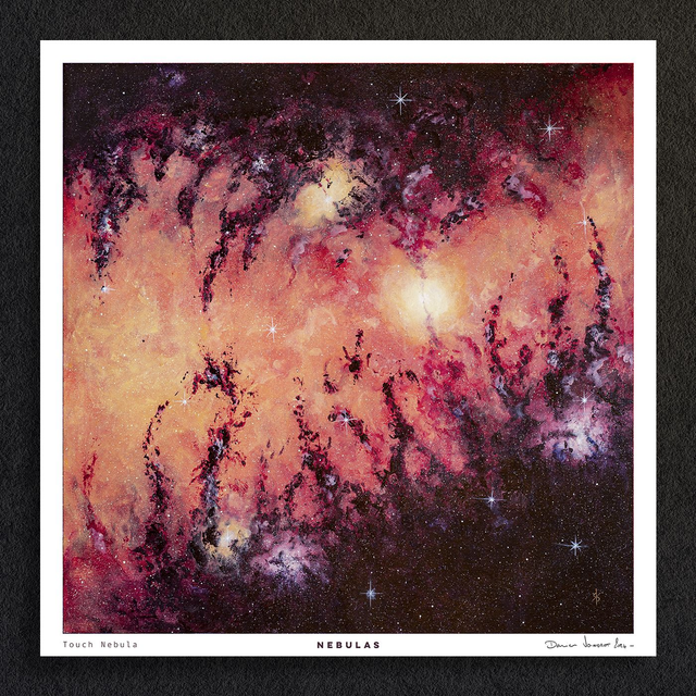 #0580 Touch Nebula - NEBULAS - PRINT - peintures Acrylique