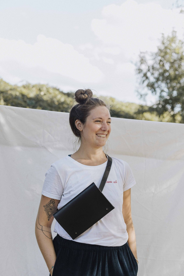 SAOIRSE - shoulder leather bag - EN