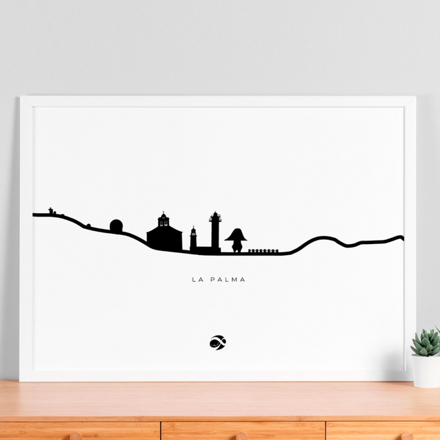 Lámina Skyline de La Palma