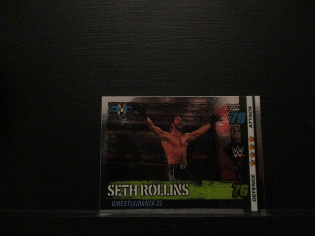 Seth Rollin - OMG Slam Attax 10th Edition Original Trading Card #58
