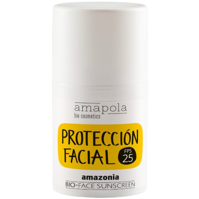 Protector Solar Facial FPS25 Bio 50ml Amapola Biocosmetics