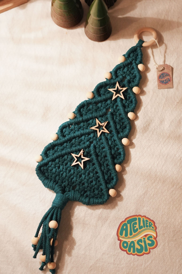 Sapin en macramé - taille M