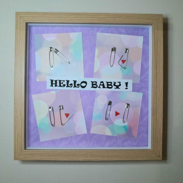 Cadre Naissance / Pièce Unique – Fait Main