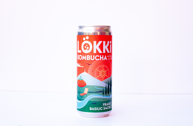 Löoki Fraise Basilic sacré
