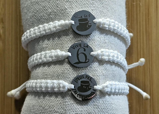Bracelet conscrits cordon tressé 