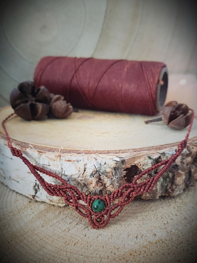 Collier - Rubis Zoïsite