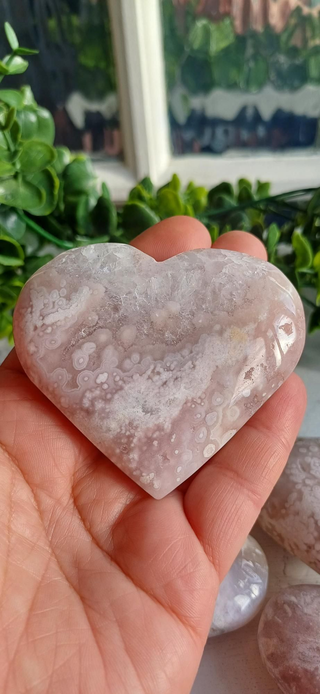 Pink Amethyst Heart no. 4