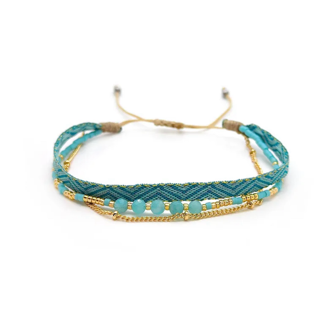 Turquoise Layers Boho Bracelet