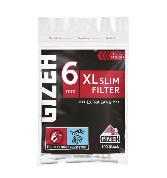Filter 38 | Gizeh Black XL Slim Filter Extra Lang 6mm