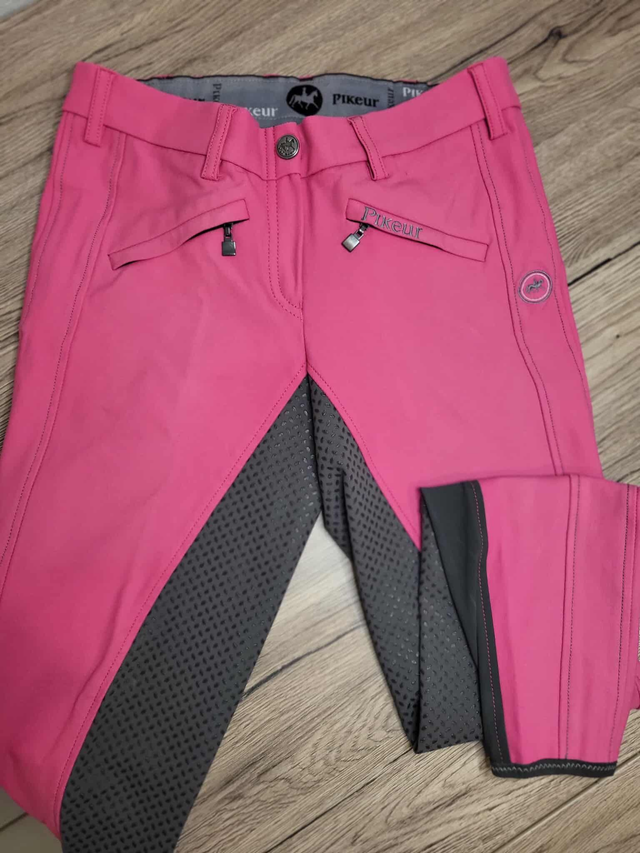 Pantalon PIKEUR rose/gris – Taille 34 - Neuf (déstockage)