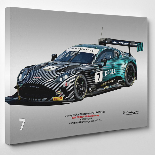 C250407 Aston Martin AMR Vantage GT3EVO British GT 25 Blackthorn #7 DNPK _ICA8874